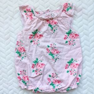 Janie and Jack Floral Romper